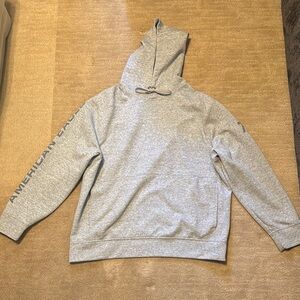 American Eagle Outfitters Men's Gray Hoodie Sweater